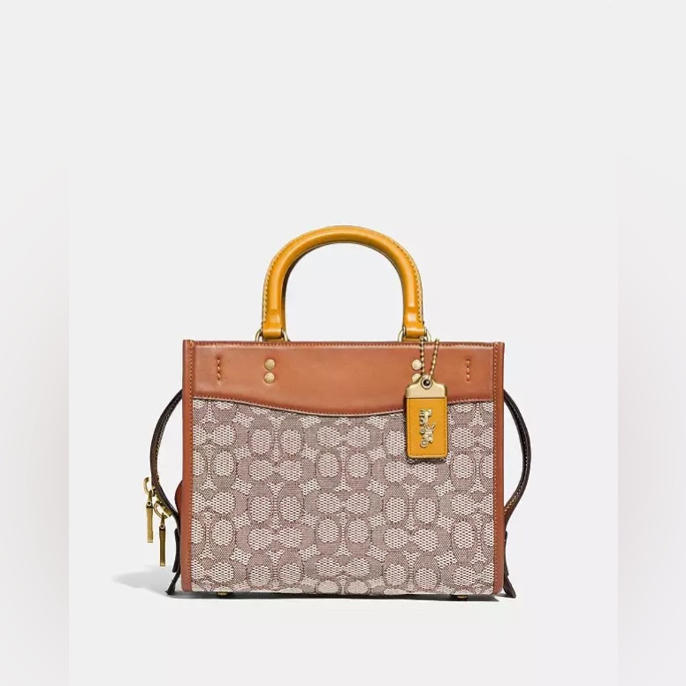 COACH Rogue 25 in Signature Textile Jacquard Handbag
